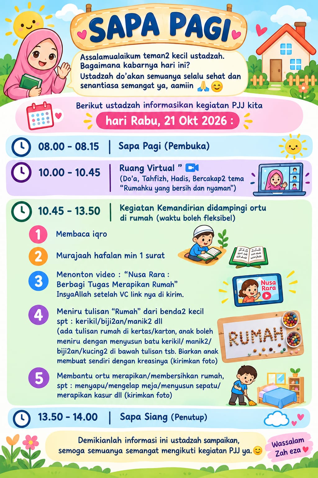 Kegiatan PJJ Kelas Zaitun